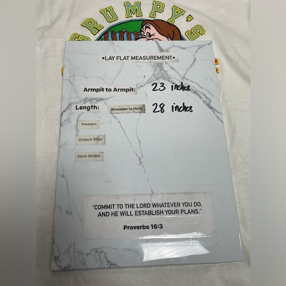 Vintage 90’s Disney Grumpy School Of Charm Single Stitch Tee Men Size XL Ivory - Picture 8 of 9